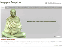 Tablet Screenshot of nagappasculptors.com
